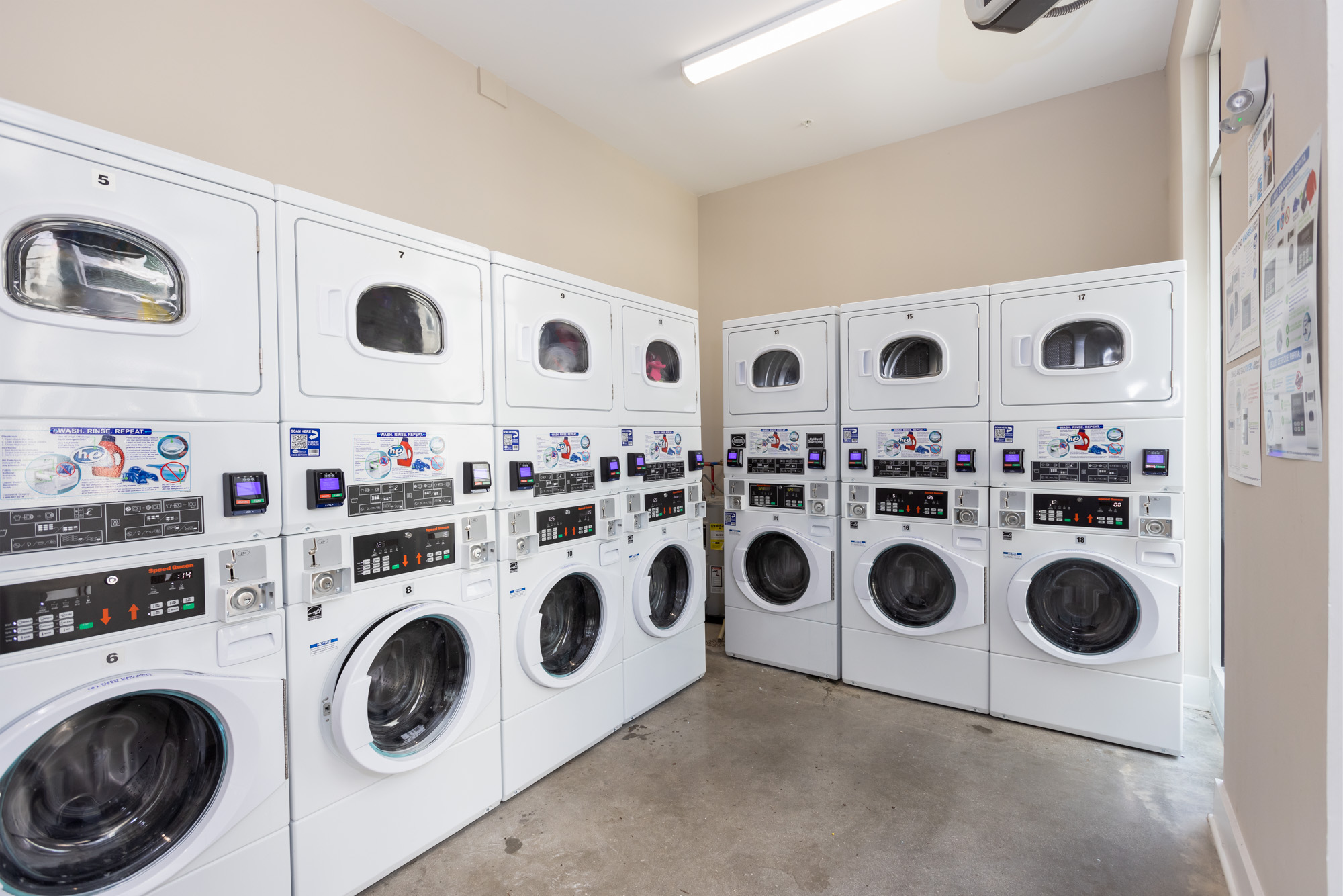 Maple Crest at Lee Walker Heights Apartments 11 Laundry room at Maple Crest at Lee Walker Heights Apartments.