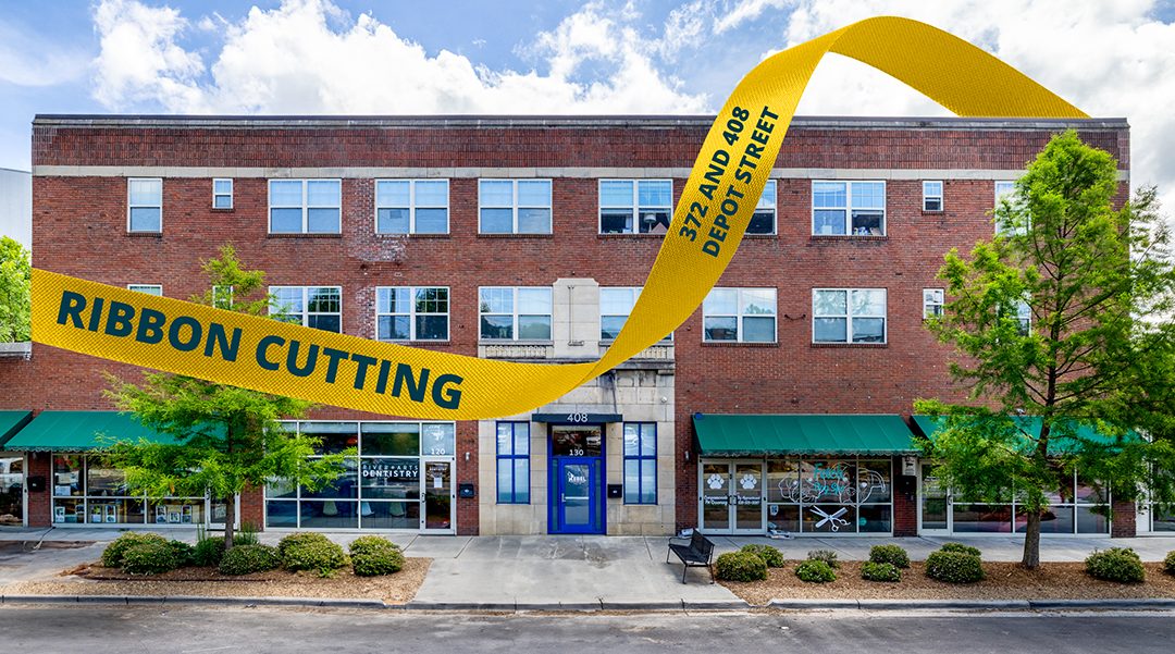 Ribbon Cutting Ceremony for 372 and 408 Depot Street